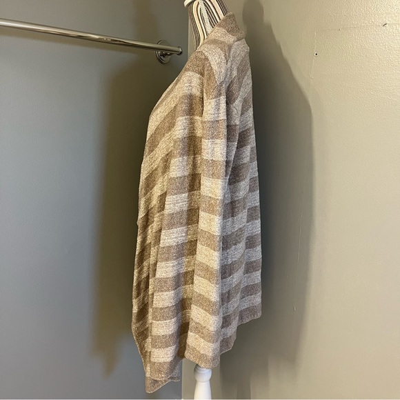 Barefoot Dreams Bamboo Chic Lite Cardigan Size S/M Calypso Waterfall Open Front - Picture 3 of 14